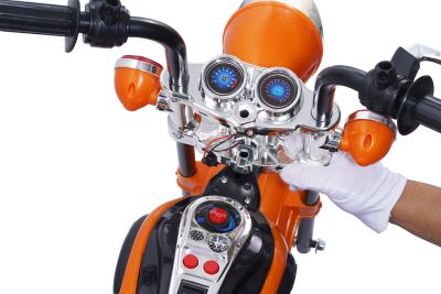 Image showing 5 th Freddo 6V Toys Chopper Style Ride on Trike, TR1501-ORANGE