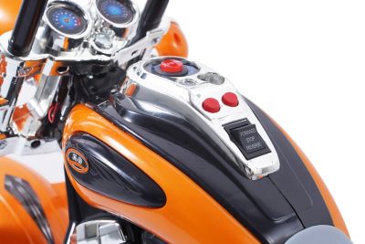 Image showing 7 th Freddo 6V Toys Chopper Style Ride on Trike, TR1501-ORANGE