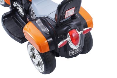 Image showing 9 th Freddo 6V Toys Chopper Style Ride on Trike, TR1501-ORANGE