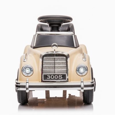 Image showing  6V Mercedes Benz 300S 1 Seater Mini Ride-On Car for Kids, FR5720-BEIGE