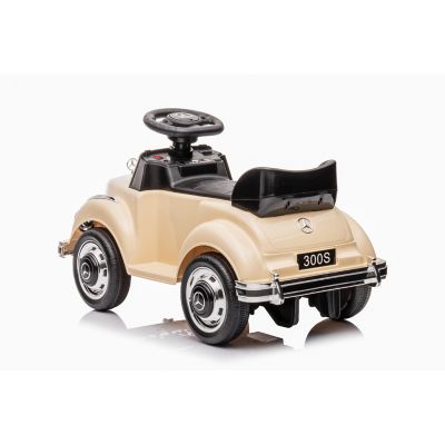 Image showing  6V Mercedes Benz 300S 1 Seater Mini Ride-On Car for Kids, FR5720-BEIGE