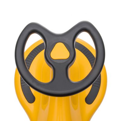 Image showing 7 th Freddo Toys Swing Car with Flashing Wheels, LB1802-YELLOW