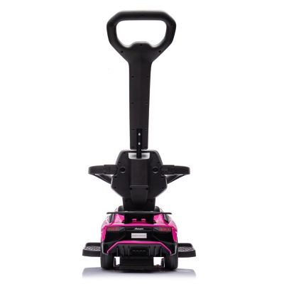 Image showing  Lamborghini 3-in-1 Kids Push Ride On Toy Car, FR3444-PINK