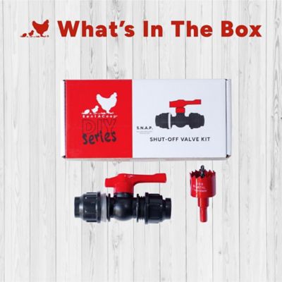 Image showing  S.N.A.P Glueless Shut Off Valve Kit