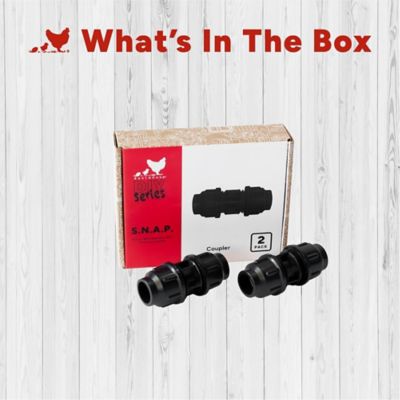 Image showing  S.N.A.P Glueless PVC Coupler -2 Pack