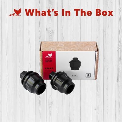 Image showing  S.N.A.P Glueless PVC End Cap - 2 Pack