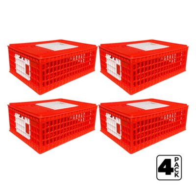 RentACoop Poultry Carrier Crate - 4 Pack