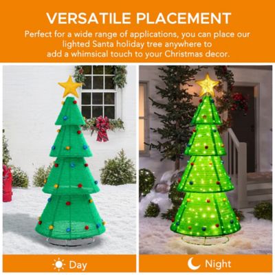 Image showing Christmas Lighted Holiday Tree