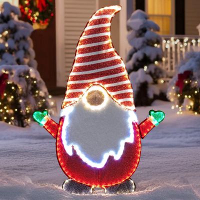 Image showing 8 th SunjoyChristmas Lighted Gnome