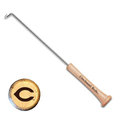 Baseball BBQ Cincinnati Reds THE HOOK Pigtail