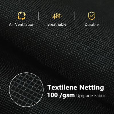 Image showing 6 th Veikous 12 x 10ft. Metal Double Hardtop Gazebo with Galvanized Steel Roof and Textilene Netting