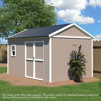 Veikous Heavy Duty Storage House with Lockable Doors and Air Vents for Backyards Patio Lawn