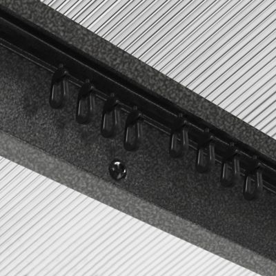 Image showing 8 th Veikous 16 x 12ft. Aluminum Gazebo Polycarbonate Double Top Roof with Black Netting