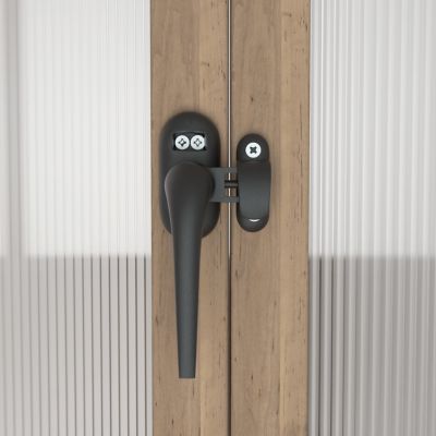 Image showing 7 th Veikous 6 x 8ft. Wooden Garden Plant Greenhouse for Outdoors with Polycarbonate Panels and Roof Vent