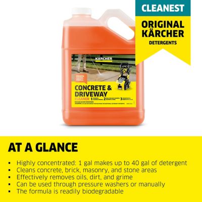 Image showing  Concrete & Driveway Pressure washer cleaner, Cleans Concrete, Brick, Mansory, and Stone Areas, Highly Concentrated