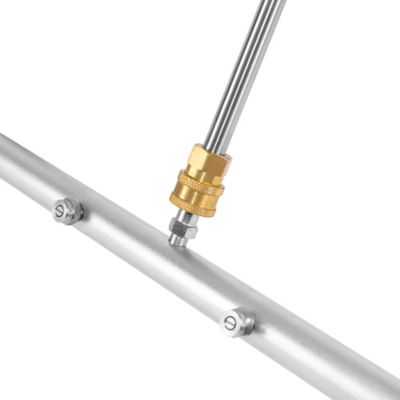 图片展示的是21英寸底盘清洁套件，高压清洗机配件，用于清洁轿车、卡车、SUV，包含旋转脚轮。