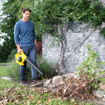 Image showing  LBL 130 MPH/129.5 CFM 18V Cordless Handheld Leaf Blower, Battery and Charger Not Included