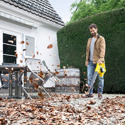 Image showing  LBL 130 MPH/129.5 CFM 18V Cordless Handheld Leaf Blower, Battery and Charger Not Included