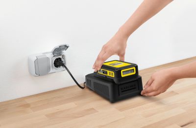 Image showing  18/25, 18 V Battery with 2.5 Ah compatible with Karcher Garden Tools