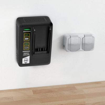 Image showing  Fast Battery Recharger 18V, charger Karcher Battery Power Platform batteries
