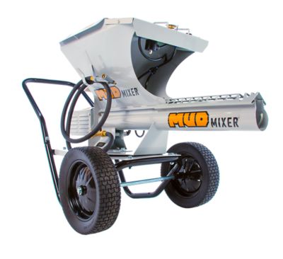 MudMixer Continuous Feed Portable Electric Concrete, Cement and Mortar Mixer
