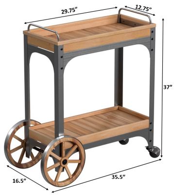 Image showing  The Entertainer Bar Serving Cart