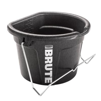 Image showing 6 th Rubbermaid BRUTE 5 gal. 3-in-1 Heavy-Duty Flat Back Bucket, 2220946