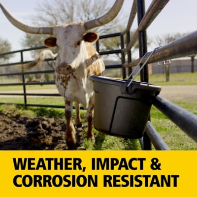 Image showing 8 th Rubbermaid BRUTE 5 gal. 3-in-1 Heavy-Duty Flat Back Bucket, 2220946