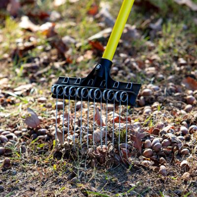 Image showing  9 in. Shrub Rake with Yellow Handle, 99350
