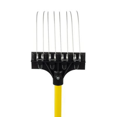 Image showing  6 in. Mini Rake with Yellow Handle, 99353