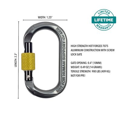 Image showing  Micro Carabiner Screw Gate (99379)