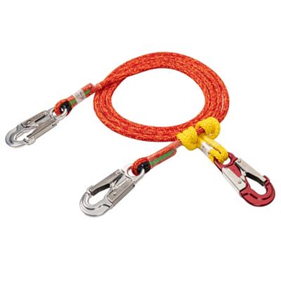 Image showing  Grizzly Spliced 2 in 1 Lanyard Lightning 12 ft., Red