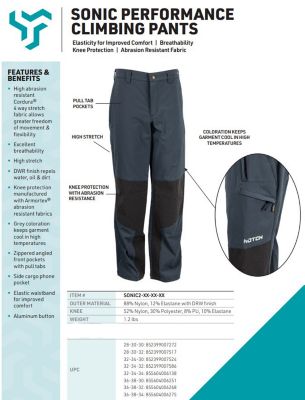 Image showing 5 th Notch Sonic Climbing Pants