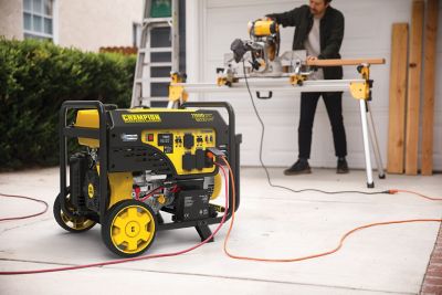 Image showing 9 th Champion Power Equipment 11,500-Watt Electric Start Home Backup Portable Generator with CO Shield
