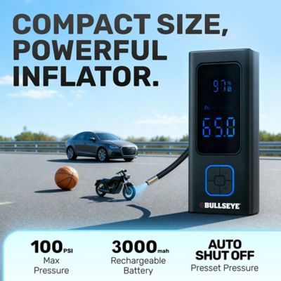 Image showing  Pocket Air 3000mAh 100 PSI Electric Air Compressor Portable Tire Inflator