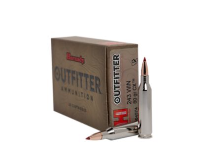 Image showing  Ammo 243 Win 80 GR CX OTF