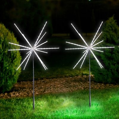 Flipo Sparklers 22 in. White LED Garden Light