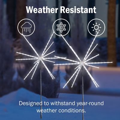 Image showing Sparklers 22 in. White LED Garden Light