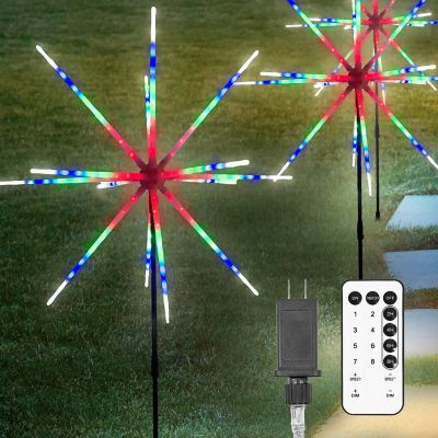 Image showing Sparklers 22 in. Multi-Color LED Garden Light