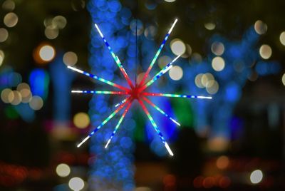 Image showing Sparklers 22 in. Multi-Color LED Garden Light