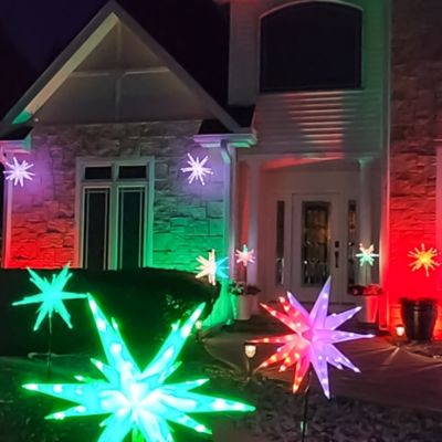 Image showing 9 th FlipoTwinklers 22 in. LED Decorative Star