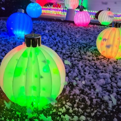 Image showing 7 th FlipoTwinklers 18 in. LED Decorative Orb