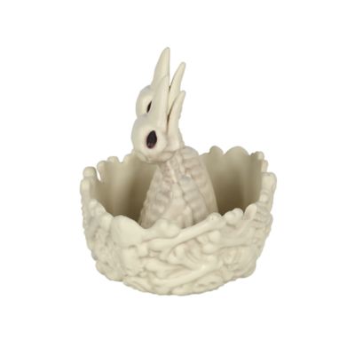 Red ShedBirds in Nest Skeleton