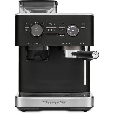 KitchenAid Semi Automatic Espresso Machine with Burr Grinder, KES6551BK