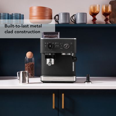 Image showing  Semi Automatic Espresso Machine with Burr Grinder, KES6551BK
