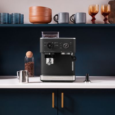 Image showing  Semi Automatic Espresso Machine with Burr Grinder, KES6551BK