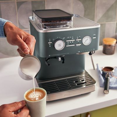 Image showing  Semi Automatic Espresso Machine with Burr Grinder, KES6551JP