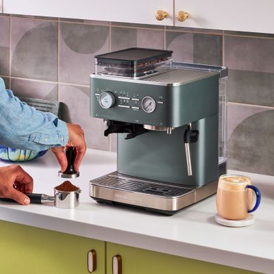 Image showing  Semi Automatic Espresso Machine with Burr Grinder, KES6551JP