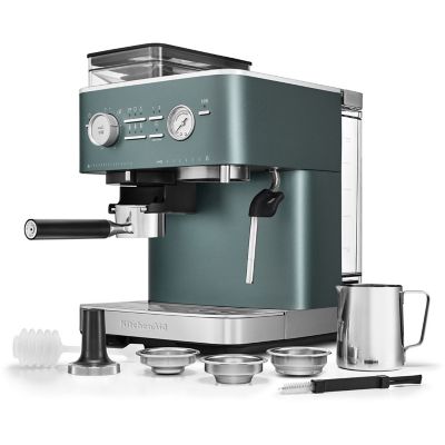 Image showing 5 th KitchenAid Semi Automatic Espresso Machine with Burr Grinder, KES6551JP