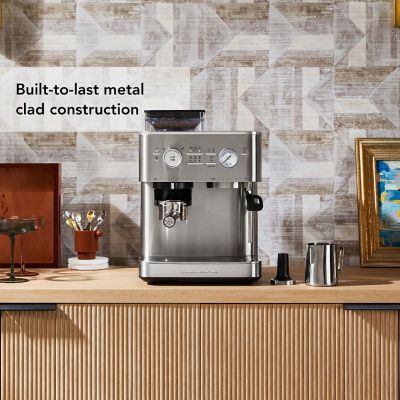 Image showing  Semi Automatic Espresso Machine with Burr Grinder, KES6551SX